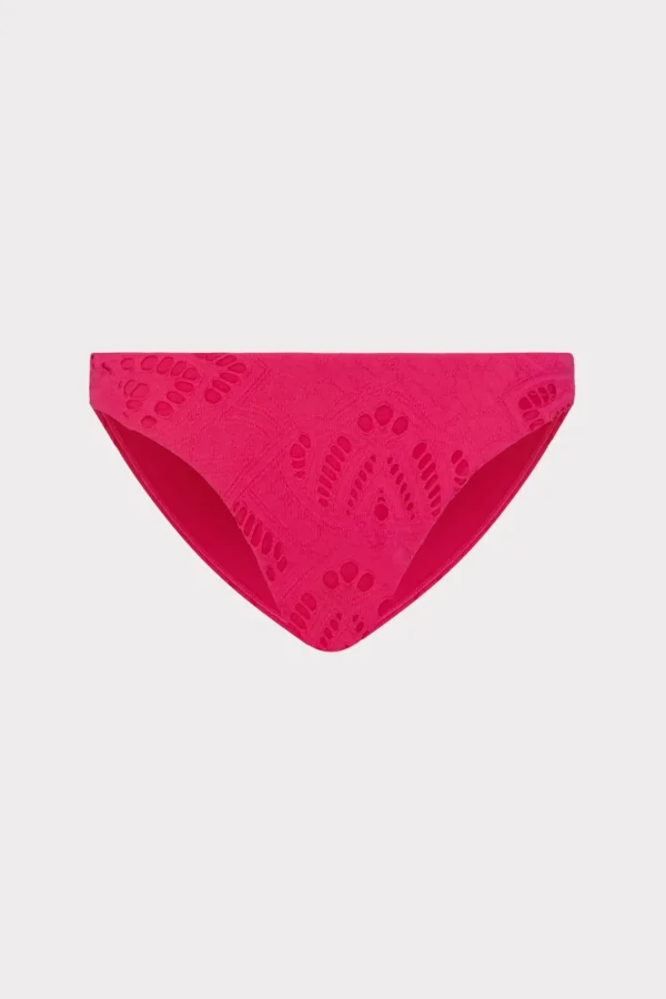 margot_lace_eyelet_bikini_0.webp Bikinis-MILLY Margot Lace Eyelet Bikini Bottom Pink