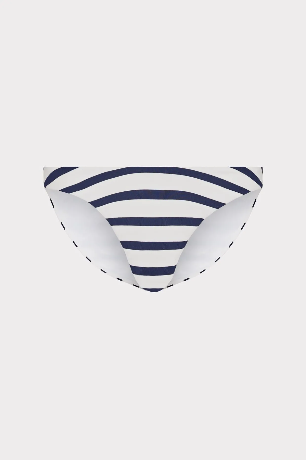 Jumpsuits & Rompers-MILLY Margot Nautical Stripe Bikini Bottom Navy/White