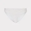 Bikinis-MILLY Margot Textured Waves Bikini Bottom White