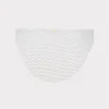 Bikinis-MILLY Margot Textured Waves Bikini Bottom White