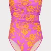 marigold_aroma_ruched_one_0-1.webp Jumpsuits & Rompers-MILLY Marigold Aroma Ruched One Piece Pink Multi