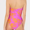 marigold_aroma_ruched_one_2.webp Jumpsuits & Rompers-MILLY Marigold Aroma Ruched One Piece Pink Multi