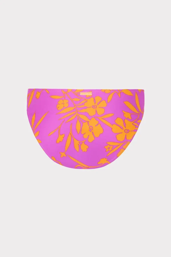 Jumpsuits & Rompers-MILLY Marigold Aroma Ruched Sides Bikini Bottom Multi