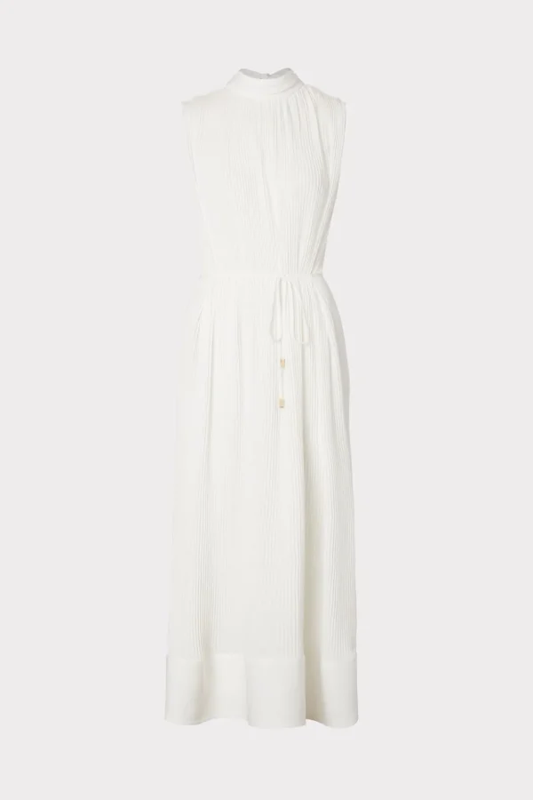 melina_solid_pleated_dres_0-14.webp Maxi Dresses-MILLY Melina Solid Pleated Dress White