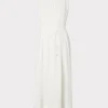 melina_solid_pleated_dres_0-4.webp Day Dresses-MILLY Melina Solid Pleated Dress White