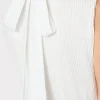 melina_solid_pleated_dres_2-3.webp Day Dresses-MILLY Melina Solid Pleated Dress White