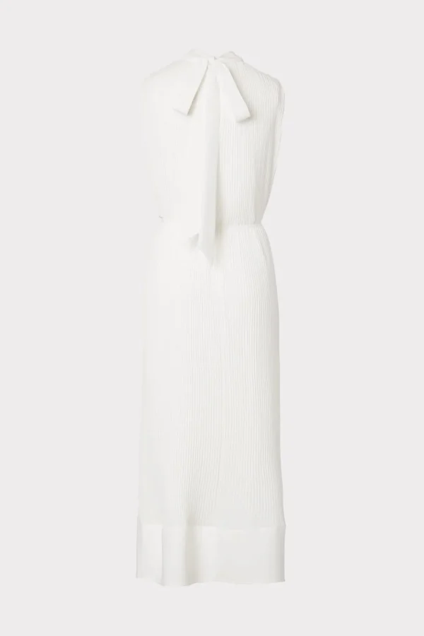 melina_solid_pleated_dres_3-10.webp Maxi Dresses-MILLY Melina Solid Pleated Dress White