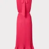 melina_solid_pleated_dres_3-12.webp Maxi Dresses-MILLY Melina Solid Pleated Dress Milly Pink
