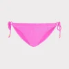 Jumpsuits & Rompers-MILLY Metallic Ring Bikini Bottom Fuchsia/Silver