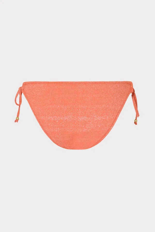 metallic_ring_bikini_bott_3.webp Jumpsuits & Rompers-MILLY Metallic Ring Bikini Bottom Orange/Silver