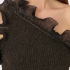 metallic_scallop_ruffle_o_2.webp Sweaters & Knits-MILLY Metallic Scallop Ruffle One Shoulder Dress Gold