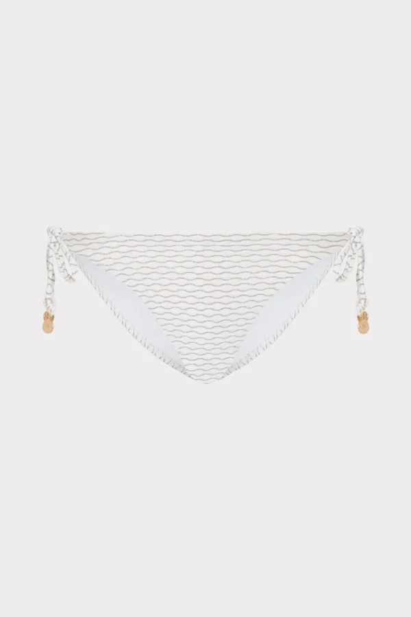Jumpsuits & Rompers-MILLY Millie String Bikini Bottom White