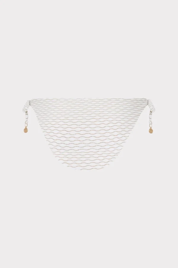 Jumpsuits & Rompers-MILLY Millie String Bikini Bottom White