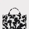 Beach Totes-MILLY Mimi Tote Bag Black/Ecru