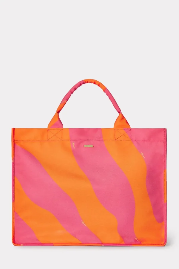 mimi_canvas_tote_0-1.webp Beach Totes-MILLY Mimi Canvas Tote Milly Pink/Tangerine