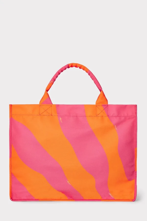 mimi_canvas_tote_1-1.webp Beach Totes-MILLY Mimi Canvas Tote Milly Pink/Tangerine