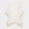 Jumpsuits & Rompers-MILLY Mirrored Embroidery Caftan White/Gold