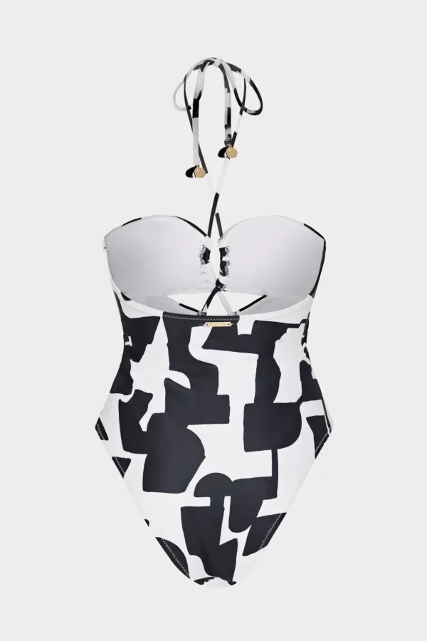 modern_geo_print_looped_c_3.webp One Piece Swimsuits-MILLY Modern Geo Print Looped Cutout One-Piece Black/Ecru