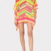 Jumpsuits & Rompers-MILLY Multi Color Chevron Caftan Green Multi