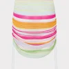 multi_stripe_ruched_skirt_3.webp Jumpsuits & Rompers-MILLY Multi Stripe Ruched Skirt Pink Multi