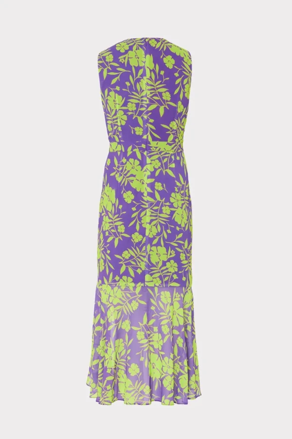 nanci_marigold_aroma_ruff_3.webp Jumpsuits & Rompers-MILLY Nanci Marigold Aroma Ruffle Dress Purple Multi
