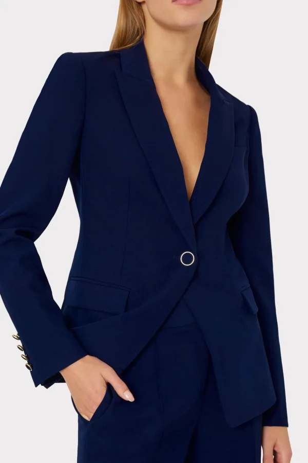 Jumpsuits & Rompers-MILLY Nash Cady Pants Navy