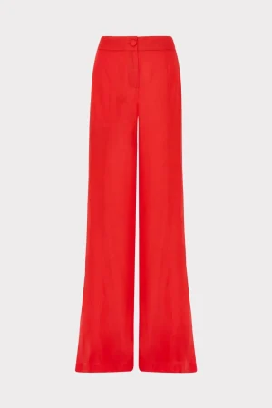 nash_viscose_twill_pants_0-1.webp Pants-MILLY Nash Viscose Twill Pants Red