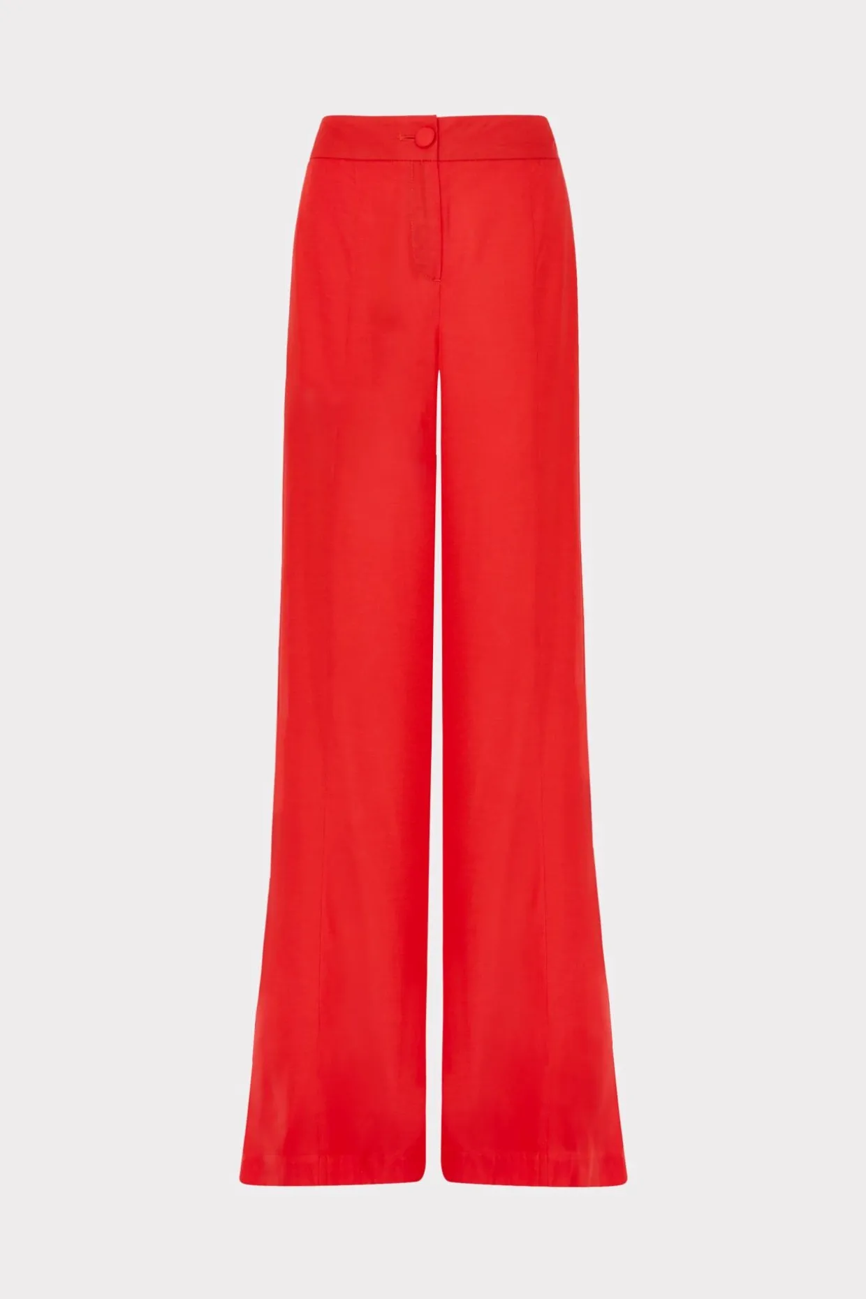 Jumpsuits & Rompers-MILLY Nash Viscose Twill Pants Red