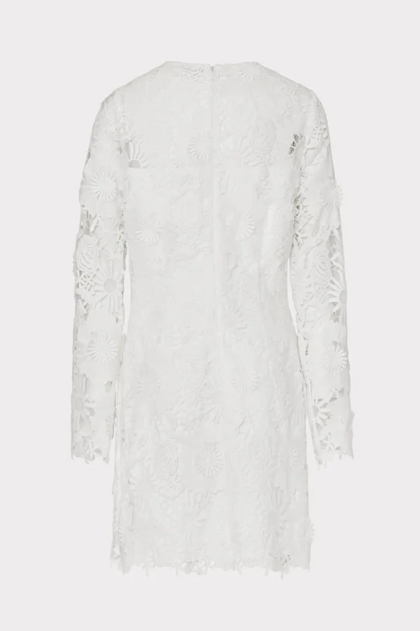 nessa_d_lace_dress_3-1.webp White Dresses-MILLY Nessa 3D Lace Dress White