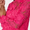 nori_d_lace_shirt_2-1.webp Jumpsuits & Rompers-MILLY Nori 3D Lace Shirt Milly Pink