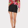 Tops-MILLY Nori Multi Color Lace Top Red Multi