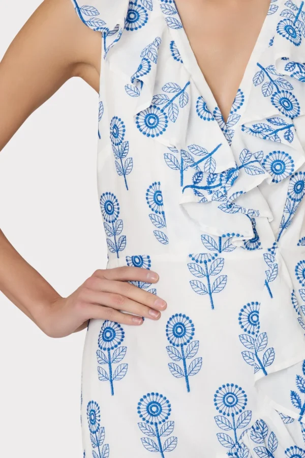 novi_poppy_embroidery_wra_2-2.webp Day Dresses-MILLY Novi Poppy Embroidery Wrap Dress White/Blue
