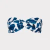 Jumpsuits & Rompers-MILLY Ocean Puzzle Bandeau Top Navy Multi
