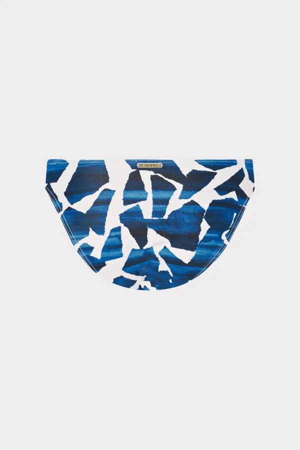 ocean_puzzle_ruched_sides_2.webp Bikinis-MILLY Ocean Puzzle Ruched Sides Bikini Bottom Navy Multi