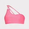 one_shoulder_oring_bikini_0.webp Jumpsuits & Rompers-MILLY One Shoulder O-Ring Bikini Top Shimmer Pink