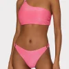 one_shoulder_oring_bikini_1.webp Jumpsuits & Rompers-MILLY One Shoulder O-Ring Bikini Top Shimmer Pink