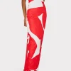 Guest Of Dresses-MILLY Orion Grand Foliage Dress Red/White