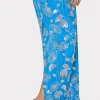 Cocktail Dresses-MILLY Orion Sequin Embellished Linen Dress Blue/White
