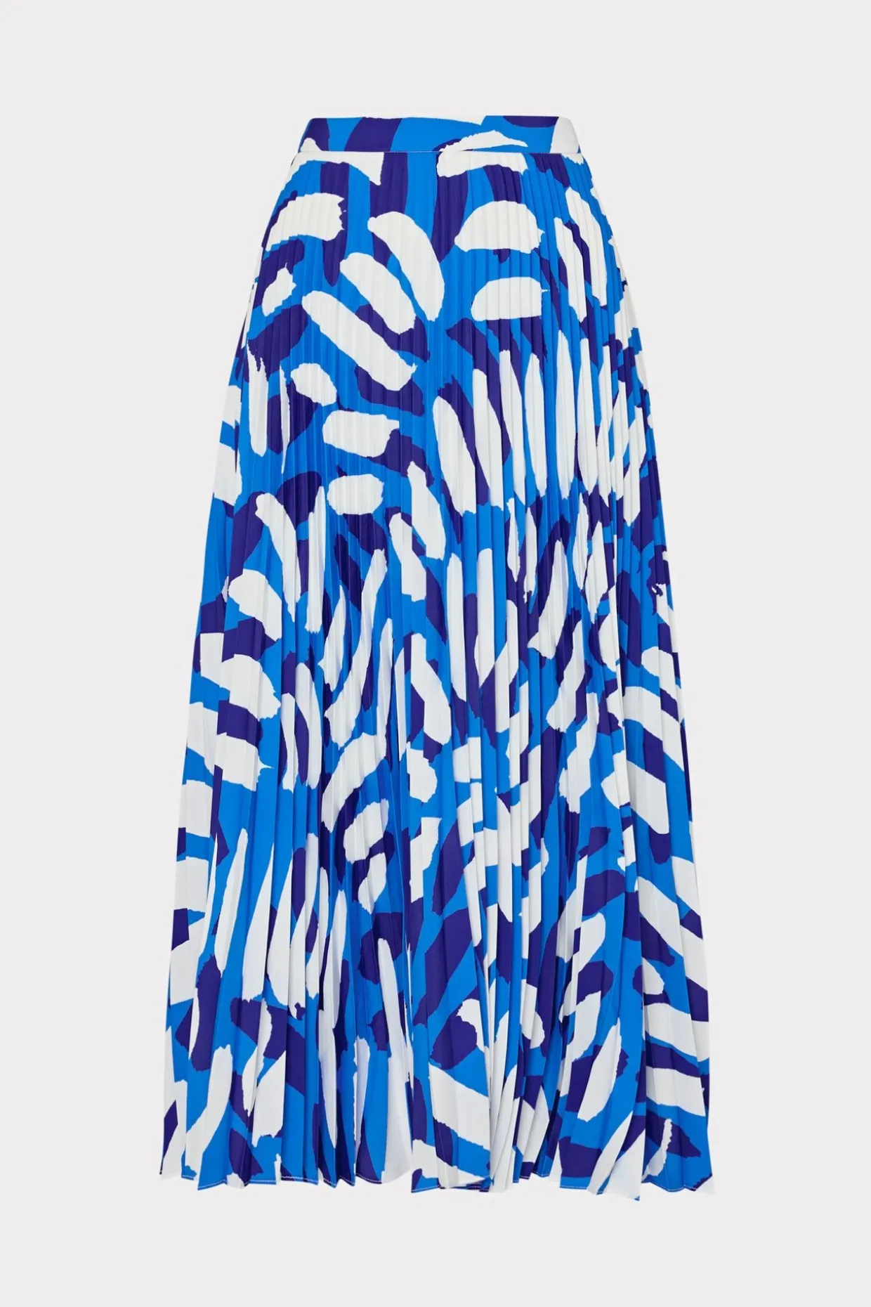 otha_brushstroke_pleated__0.webp Jumpsuits & Rompers-MILLY Otha Brushstroke Pleated Skirt Blue Multi
