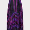 Skirts-MILLY Otha Patchwork Plaid Skirt Purple Multi