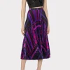Skirts-MILLY Otha Patchwork Plaid Skirt Purple Multi