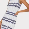 oversized_zig_zag_midi_dr_2.webp Jumpsuits & Rompers-MILLY Oversized Zig Zag Midi Dress Navy/Ecru