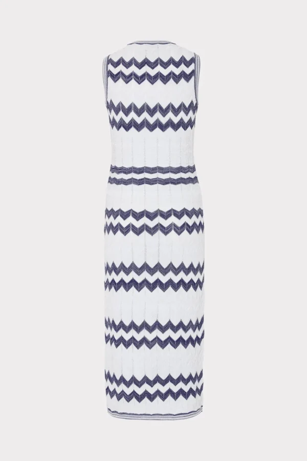 oversized_zig_zag_midi_dr_3-1.webp Sweaters & Knits-MILLY Oversized Zig Zag Midi Dress Navy/Ecru