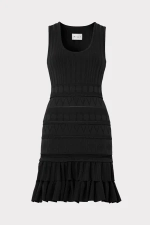 pepper_knit_ruffle_mini_d_0.webp Sundresses-MILLY Pepper Knit Ruffle Mini Dress Black