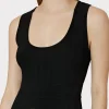 pepper_knit_ruffle_mini_d_2-2.webp Knit Dresses-MILLY Pepper Knit Ruffle Mini Dress Black