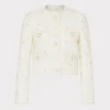 Coats & Jackets-MILLY Pheobe Beaded Jacket Ecru