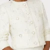 Coats & Jackets-MILLY Pheobe Beaded Jacket Ecru
