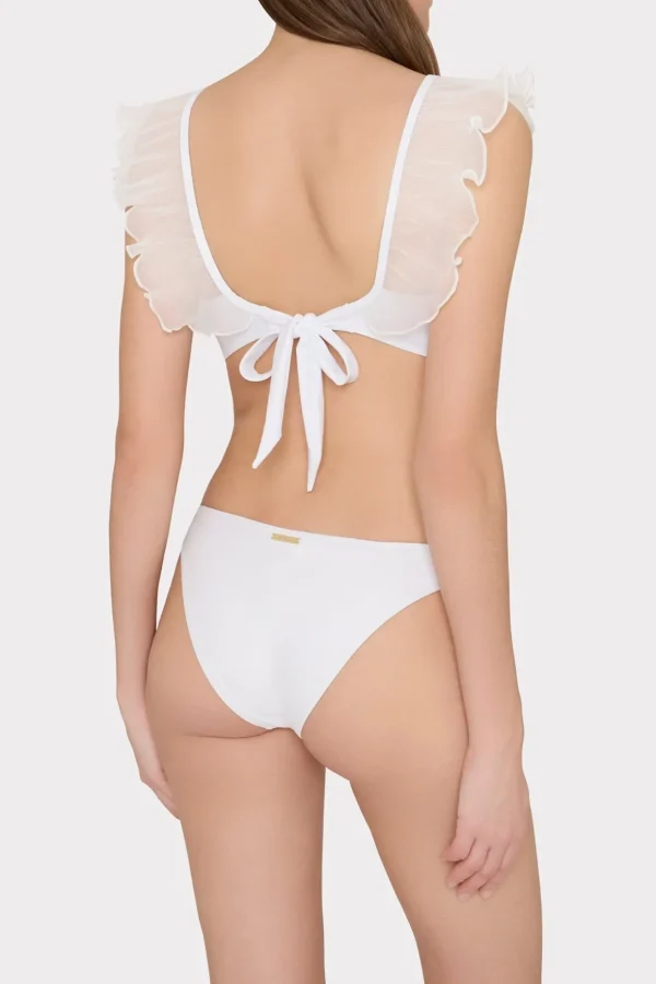 pleated_organza_bikini_to_3.webp Jumpsuits & Rompers-MILLY Pleated Organza Bikini Top White