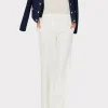 Coats & Jackets-MILLY Pointelle Textured Knit Jacket Navy