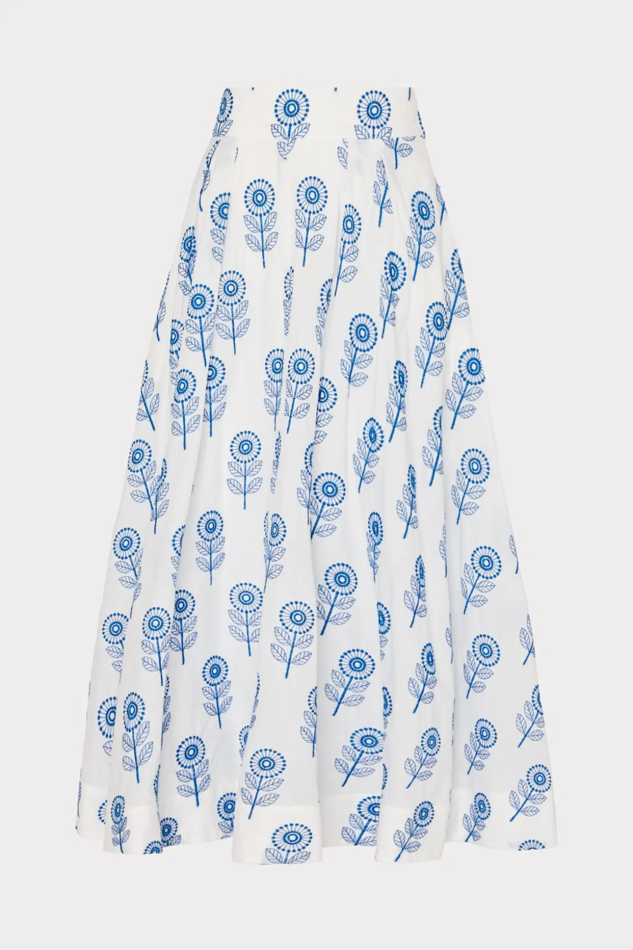 poppy_embroidery_skirt_0.webp Jumpsuits & Rompers-MILLY Poppy Embroidery Skirt White/Blue